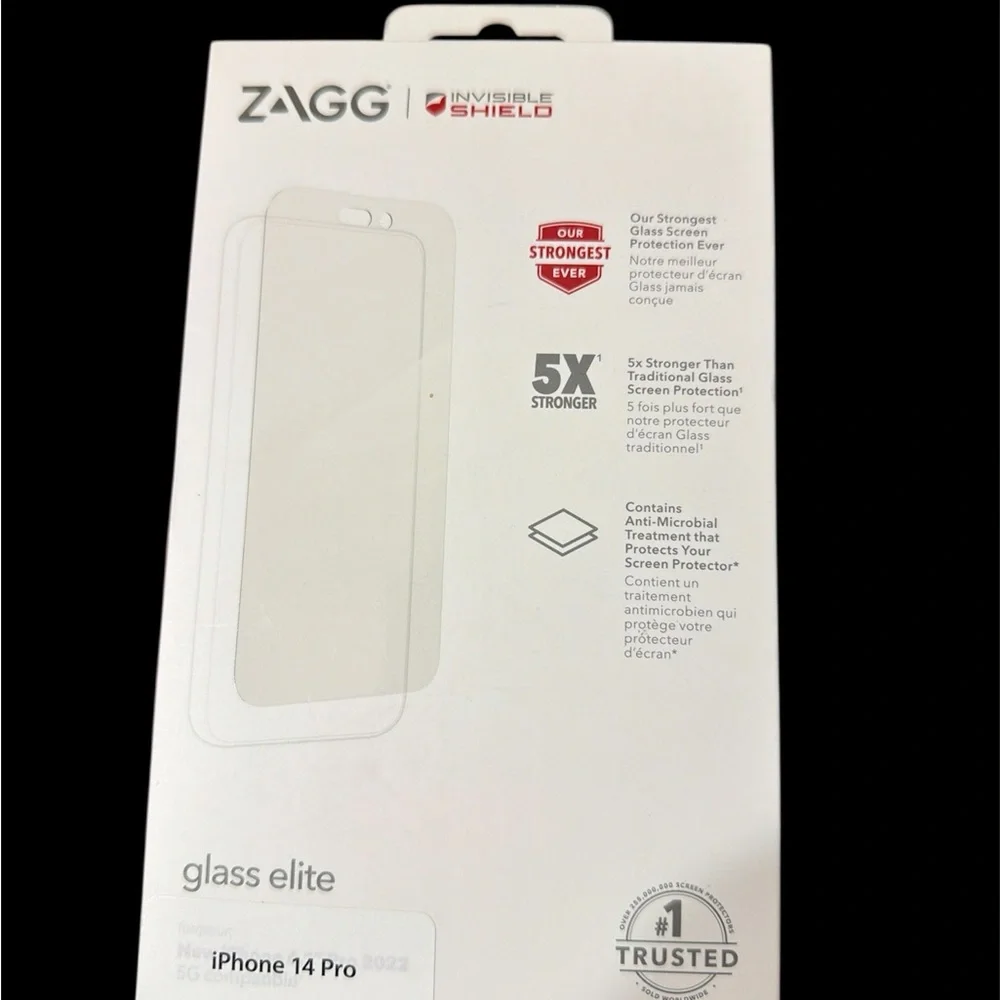 ZAGG Glass Elite Screen Protector for iPhone 14 Pro - Clear